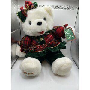 Vintage 1999 Dan Dee Snowflake Friends 12" Teddy Bear Girl Plush  NEW WITH TAGS